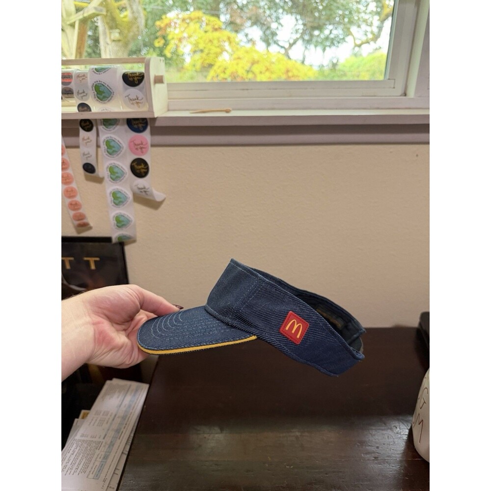 Unisex McDonald’s Work Uniform Visor Adjustable - One Size